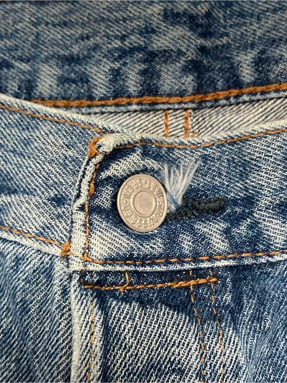 Levi's 501 XX Straight Fit Men's Jeans W35 L32 Blue Button Fly